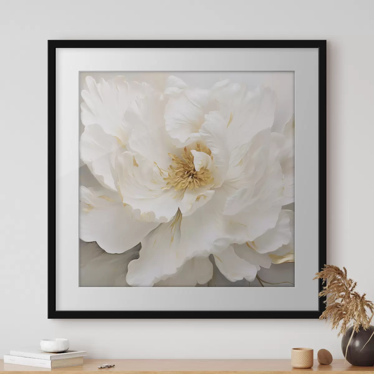 Poster Gran flor blanca f43126