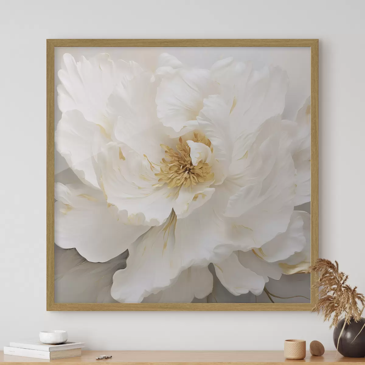 Poster Gran flor blanca f43126