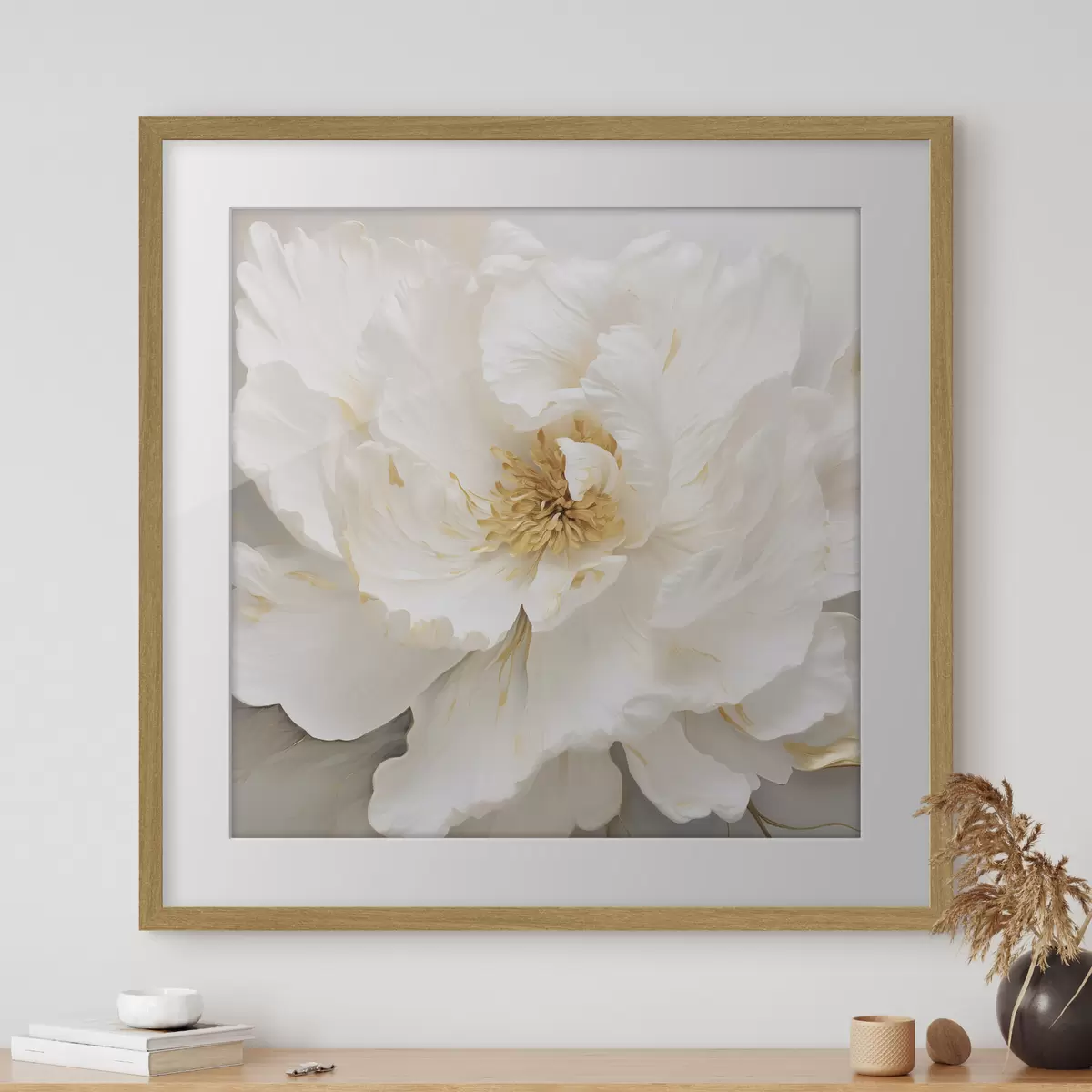 Poster Gran flor blanca f43126