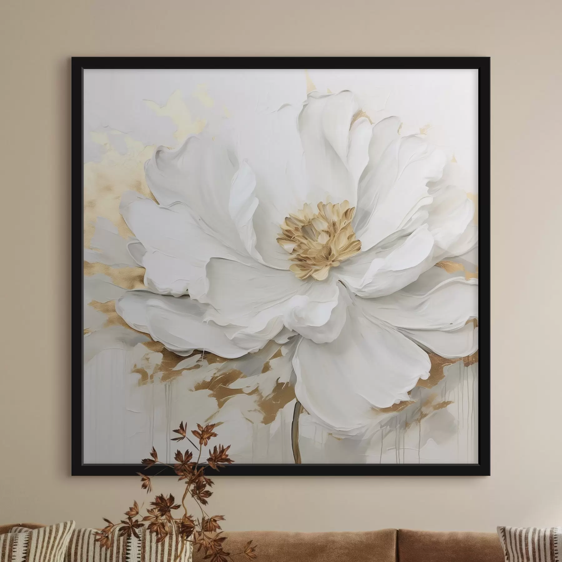 murales de pared Flor grande f43127