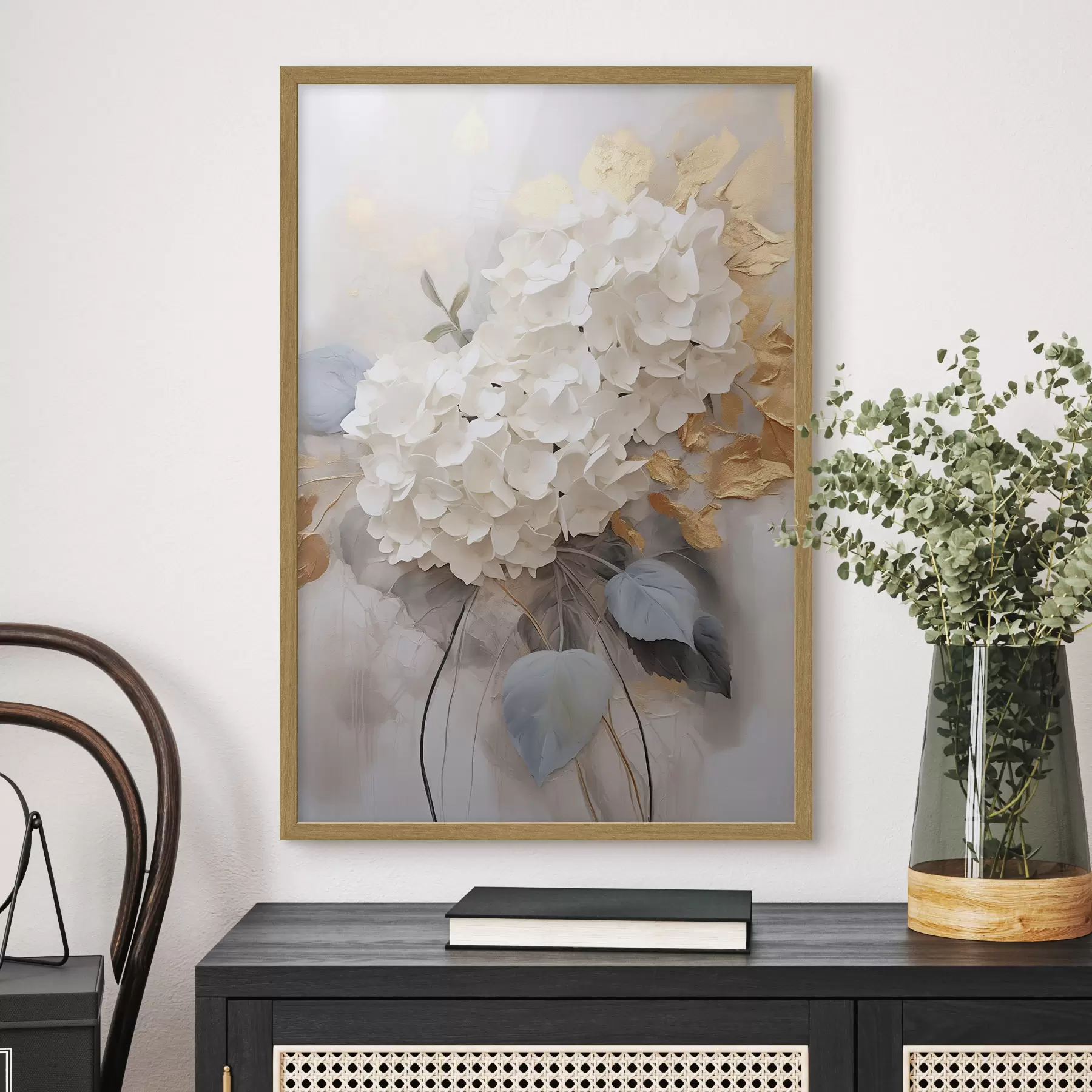 murales de pared Hortensia exuberante f43130
