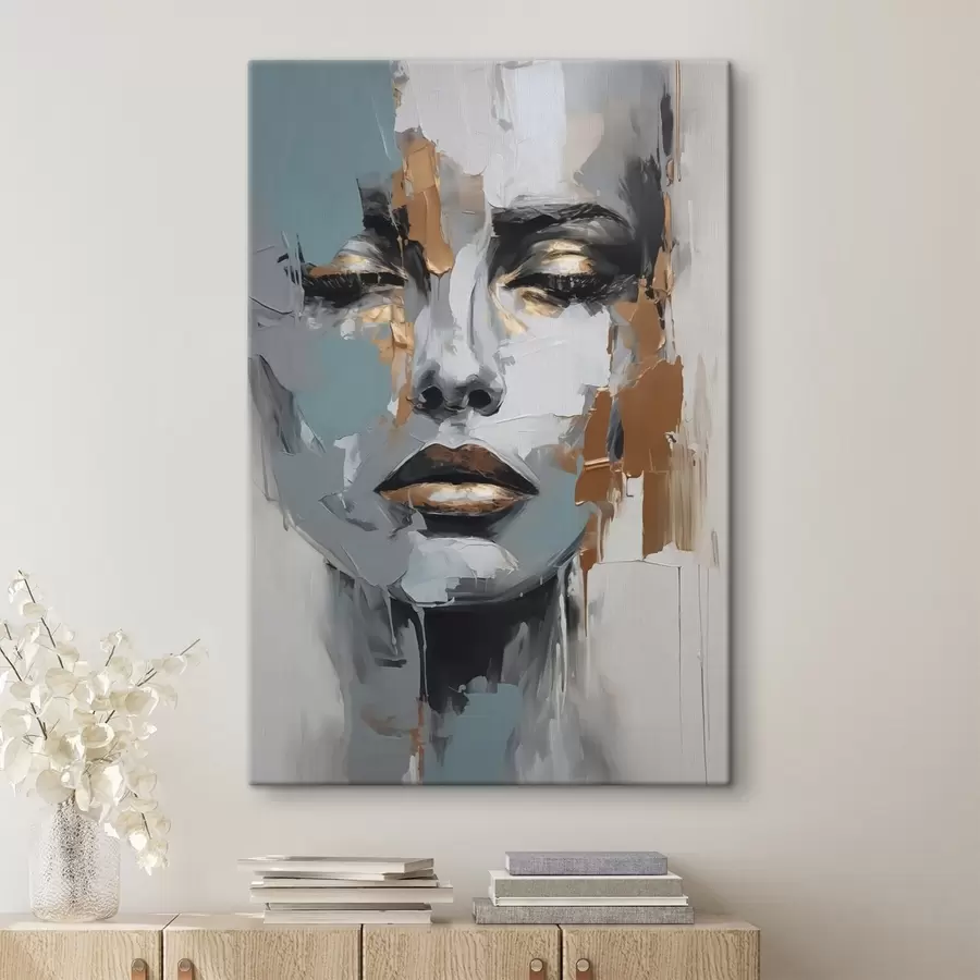 murales de pared Retrato abstracto s43197