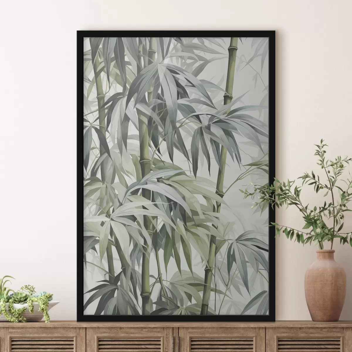 Poster Hojas de bambú f43195