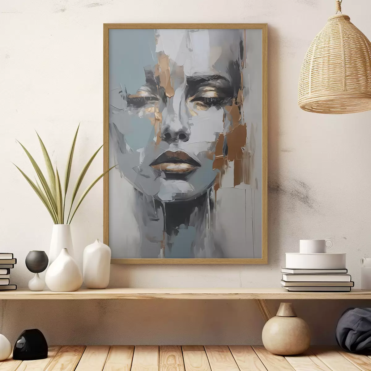 Poster Retrato abstracto f43197