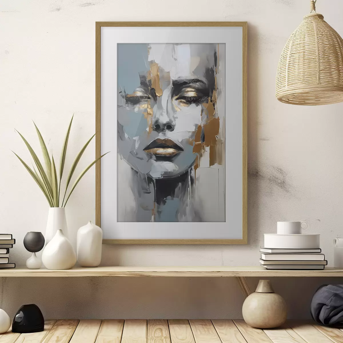 Poster Retrato abstracto f43197