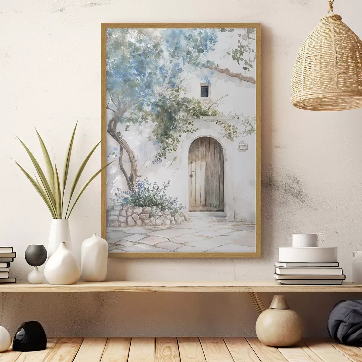Poster Casa en flor f43179