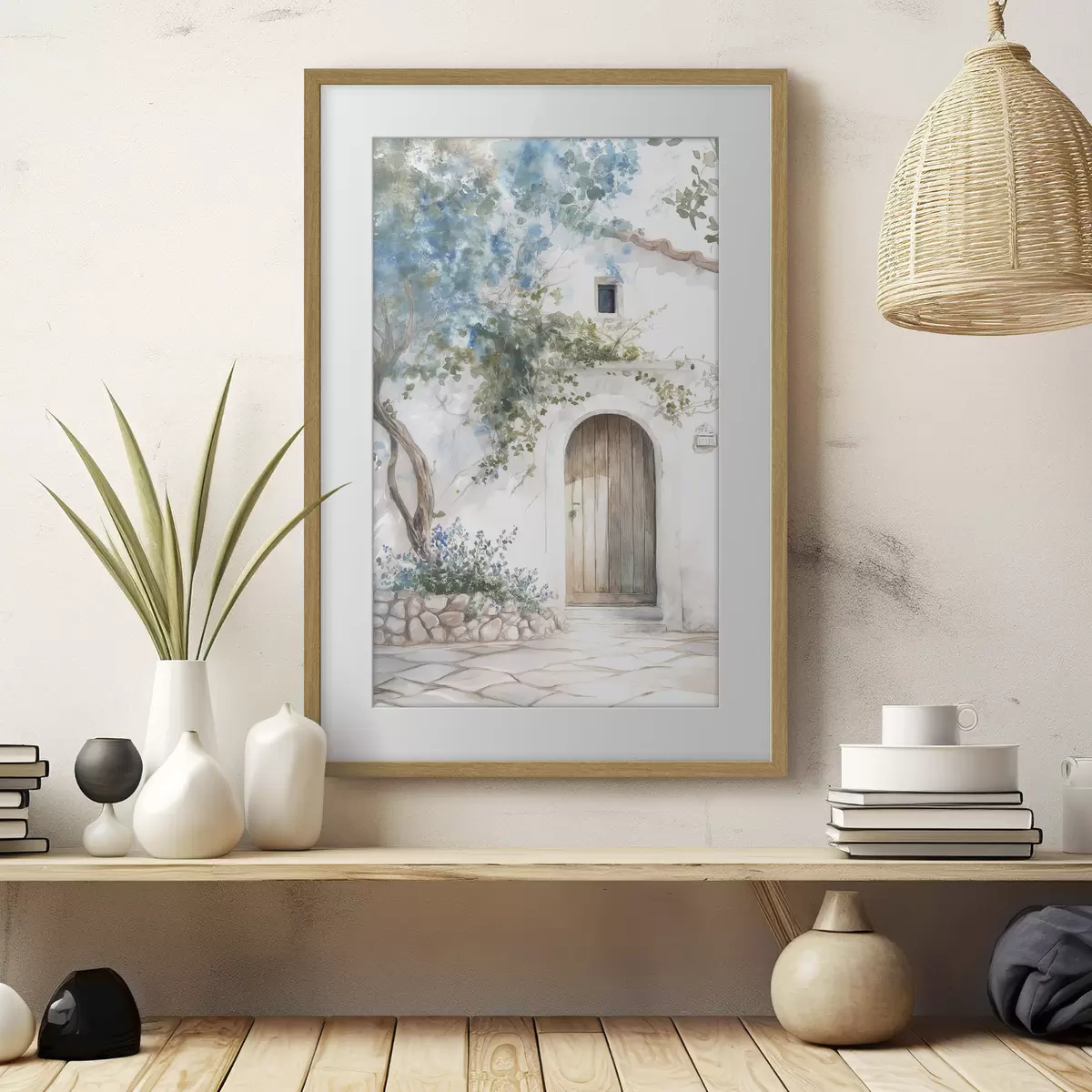 Poster Casa en flor f43179