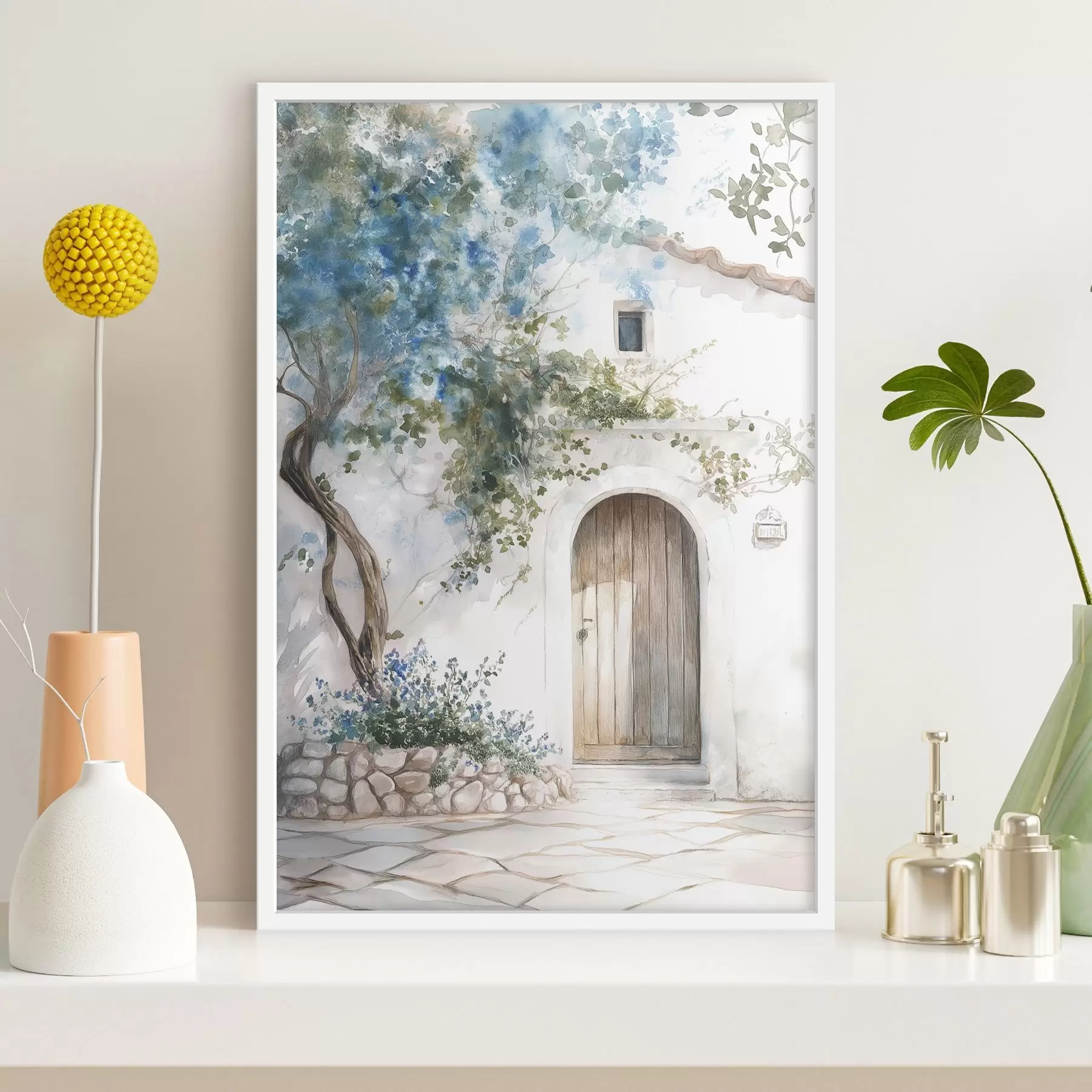 murales de pared Casa en flor f43179