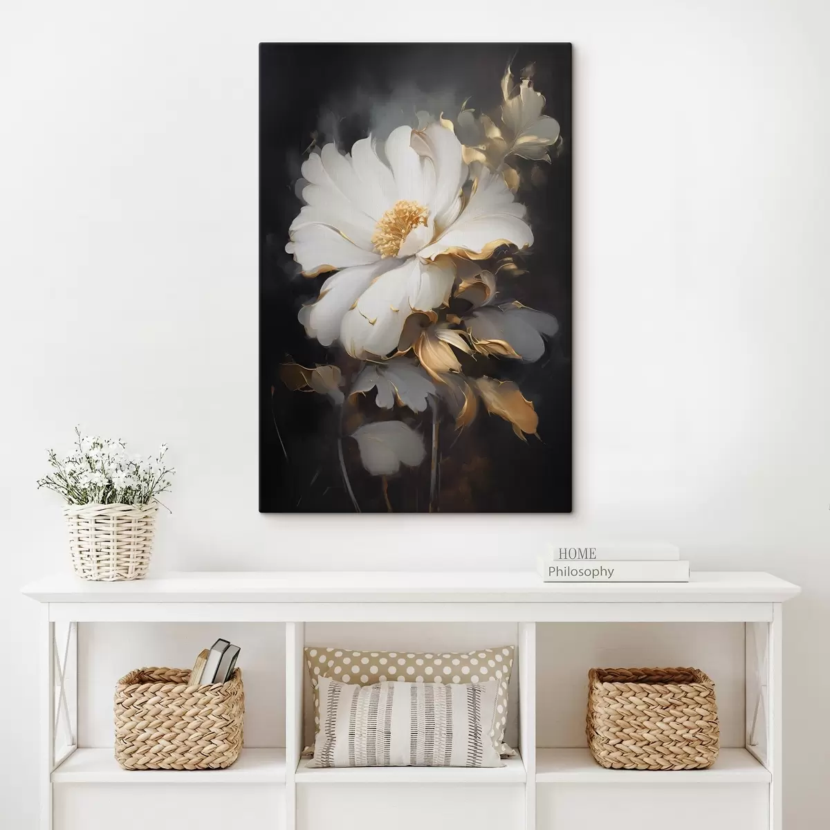 murales de pared Gran flor clara s43208