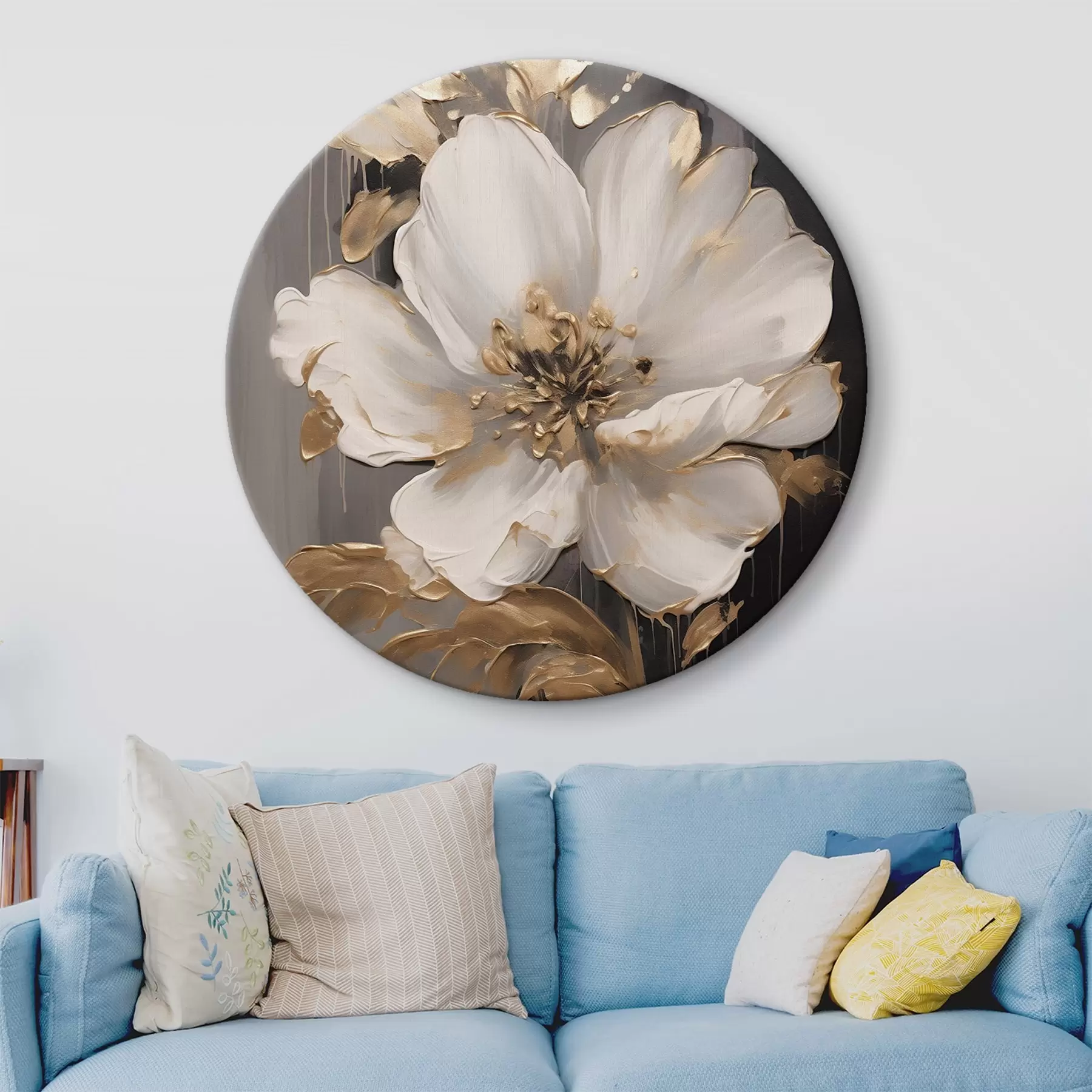 murales de pared Hermosa flor de luz r43207