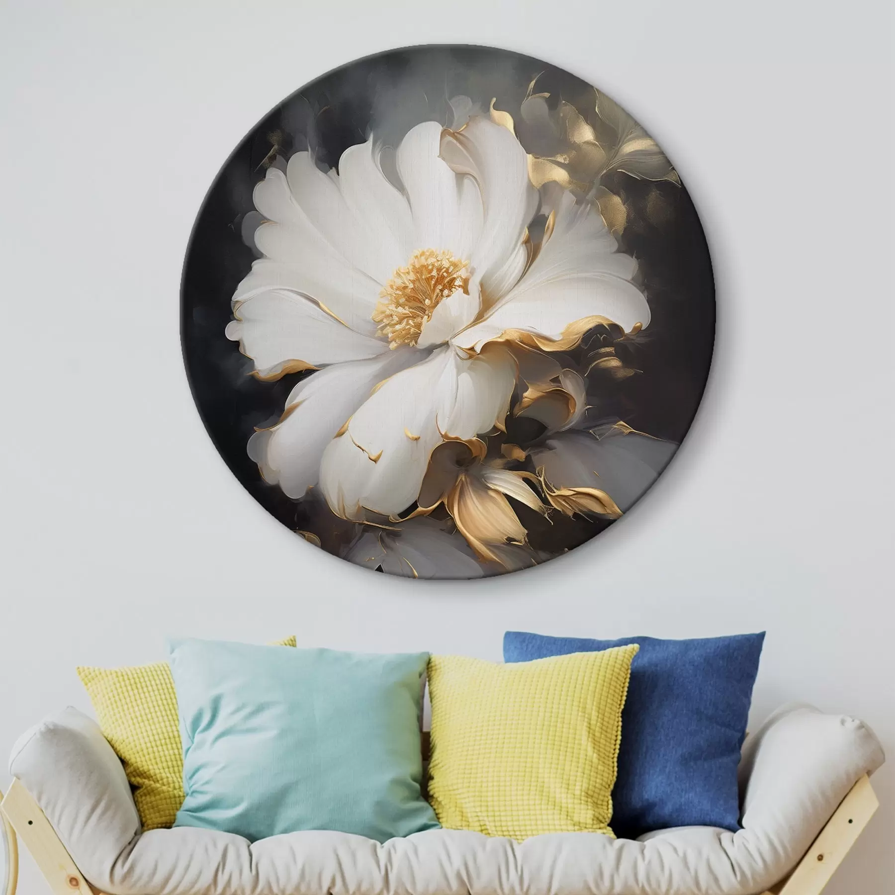 murales de pared Gran flor clara r43208