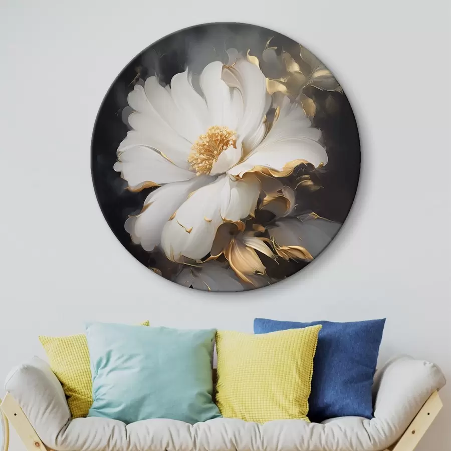 murales de pared Gran flor clara r43208