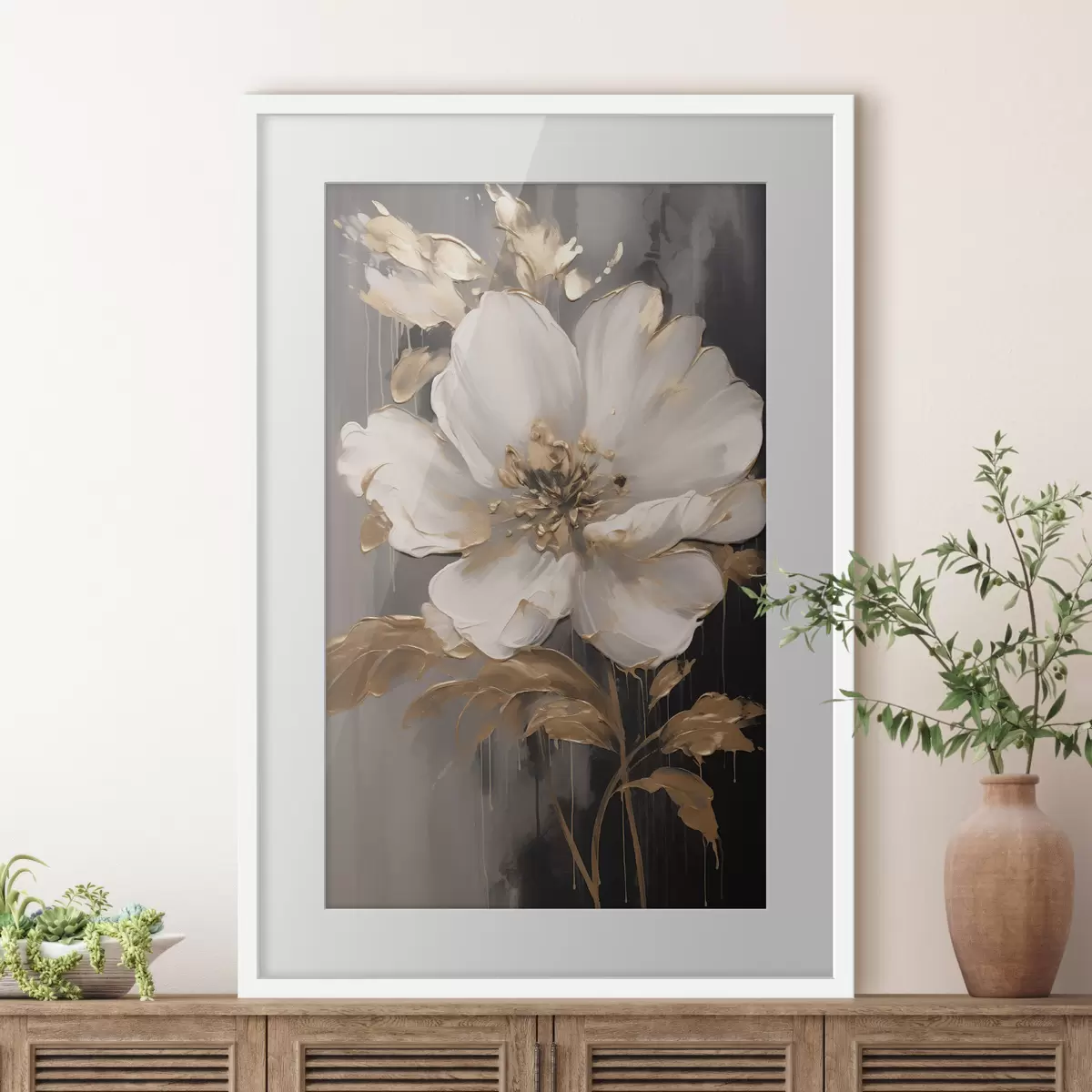 Poster Hermosa flor de luz f43207