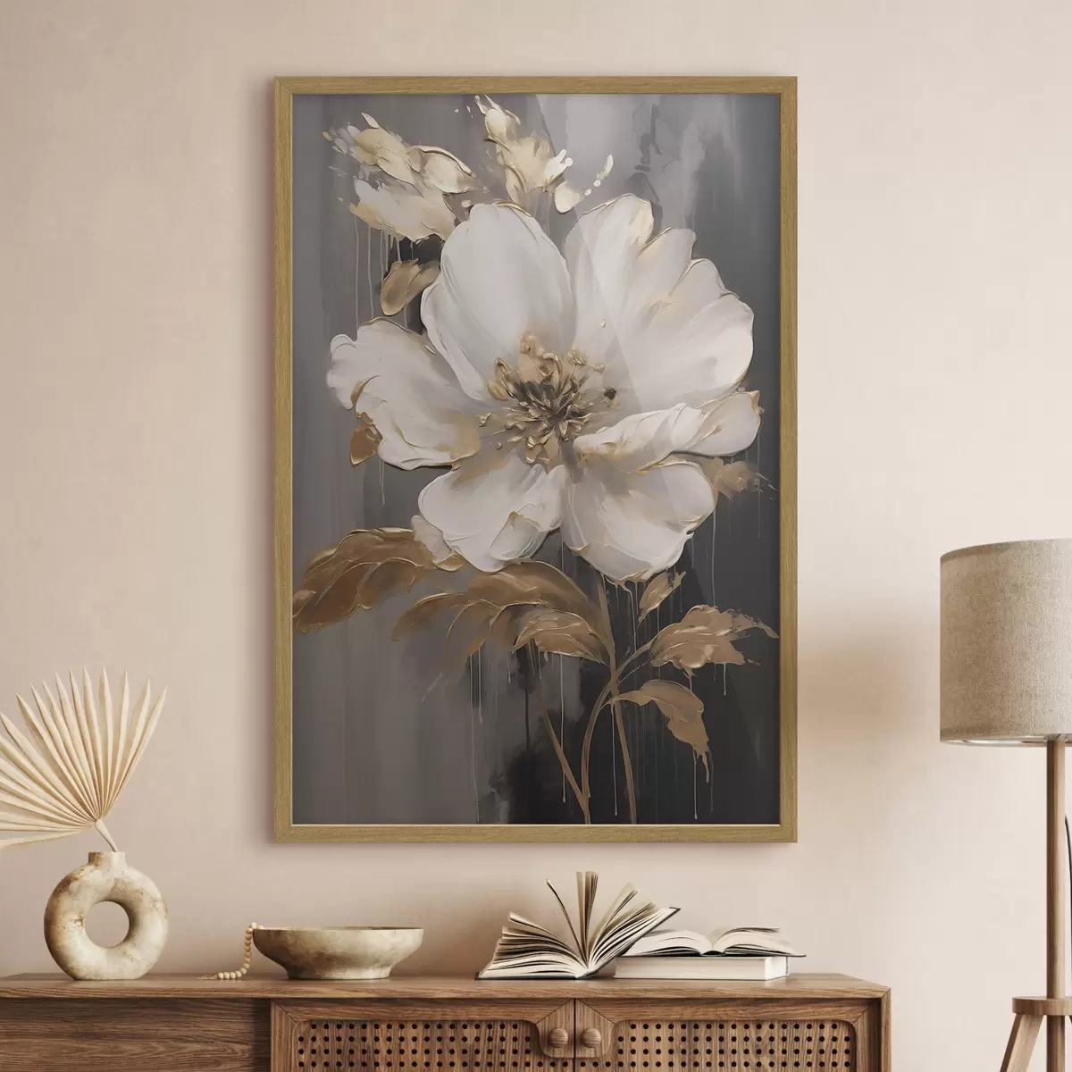 Poster Hermosa flor de luz f43207