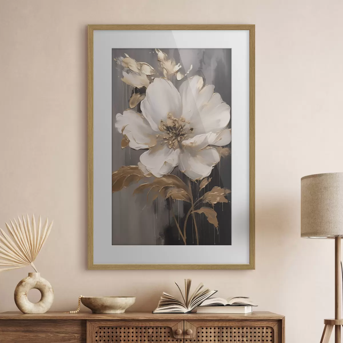 Poster Hermosa flor de luz f43207