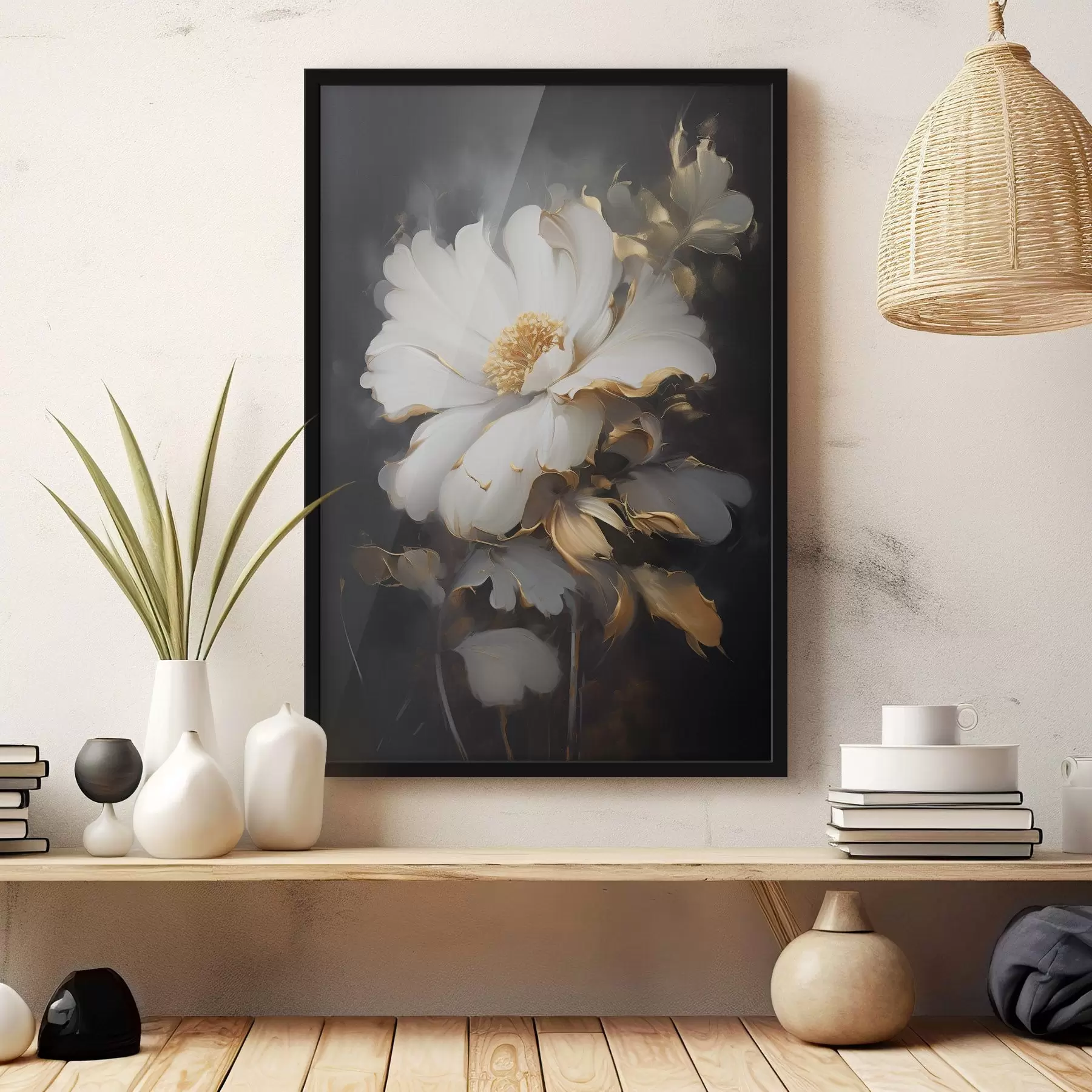 murales de pared Gran flor clara f43208