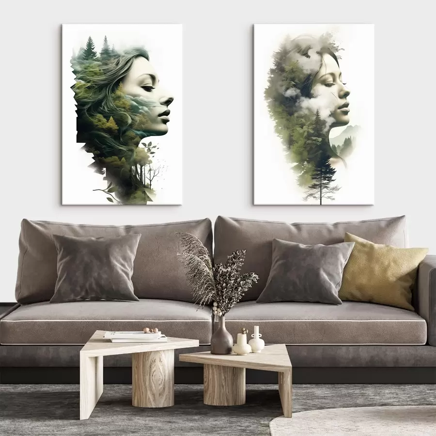 murales de pared Gente, chicas, naturaleza m00427