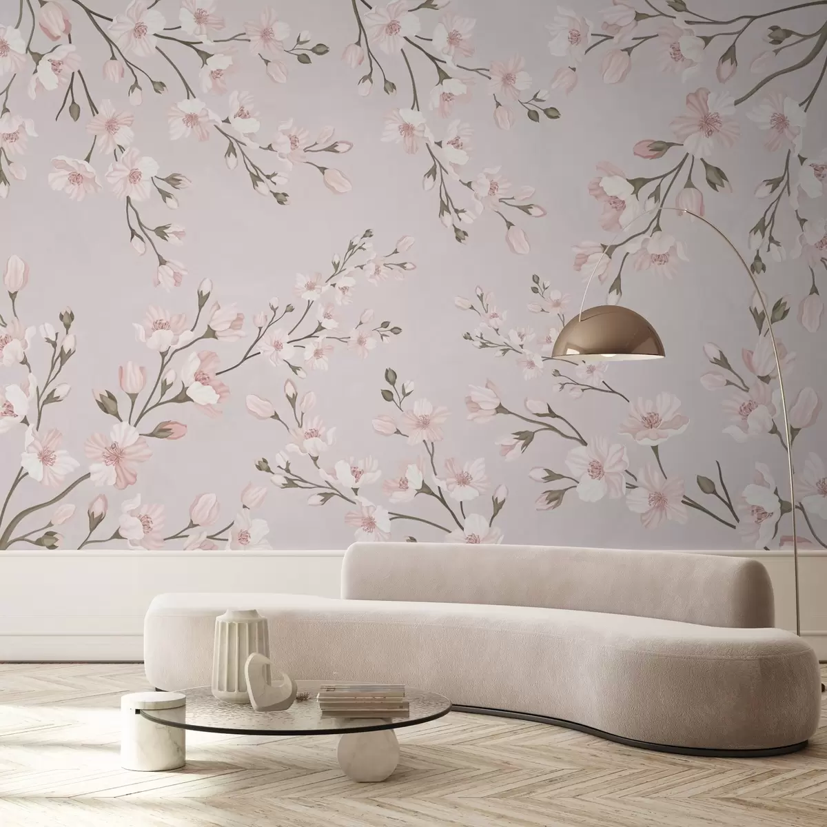 murales de pared Ramas en flor w03300