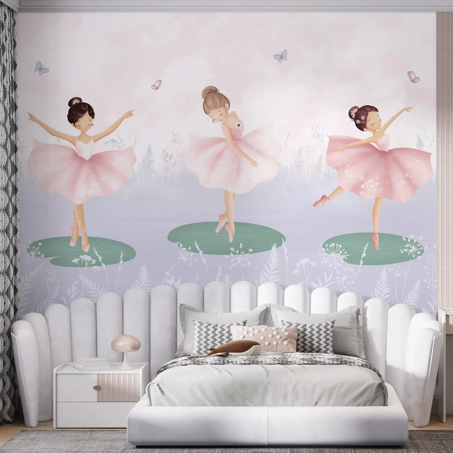 murales de pared Paisaje con bailarinas w03168