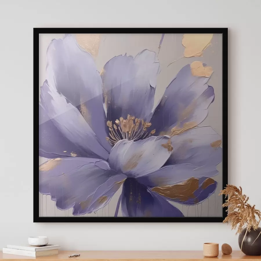 murales de pared Hermosa flor f43076