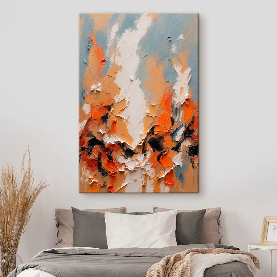 murales de pared Pintura al óleo de estilo abstracto s43088