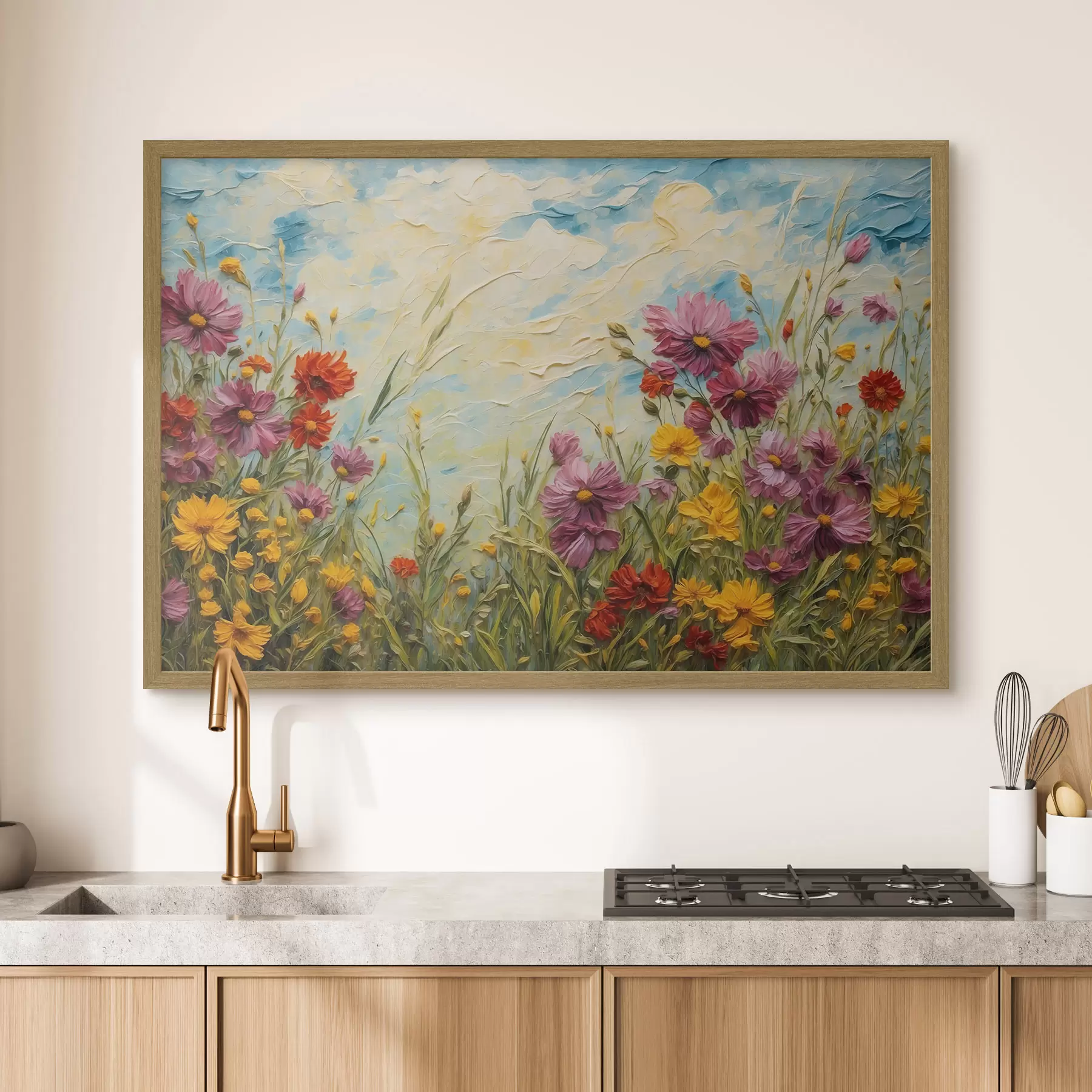 murales de pared El canto del prado en flor f43102