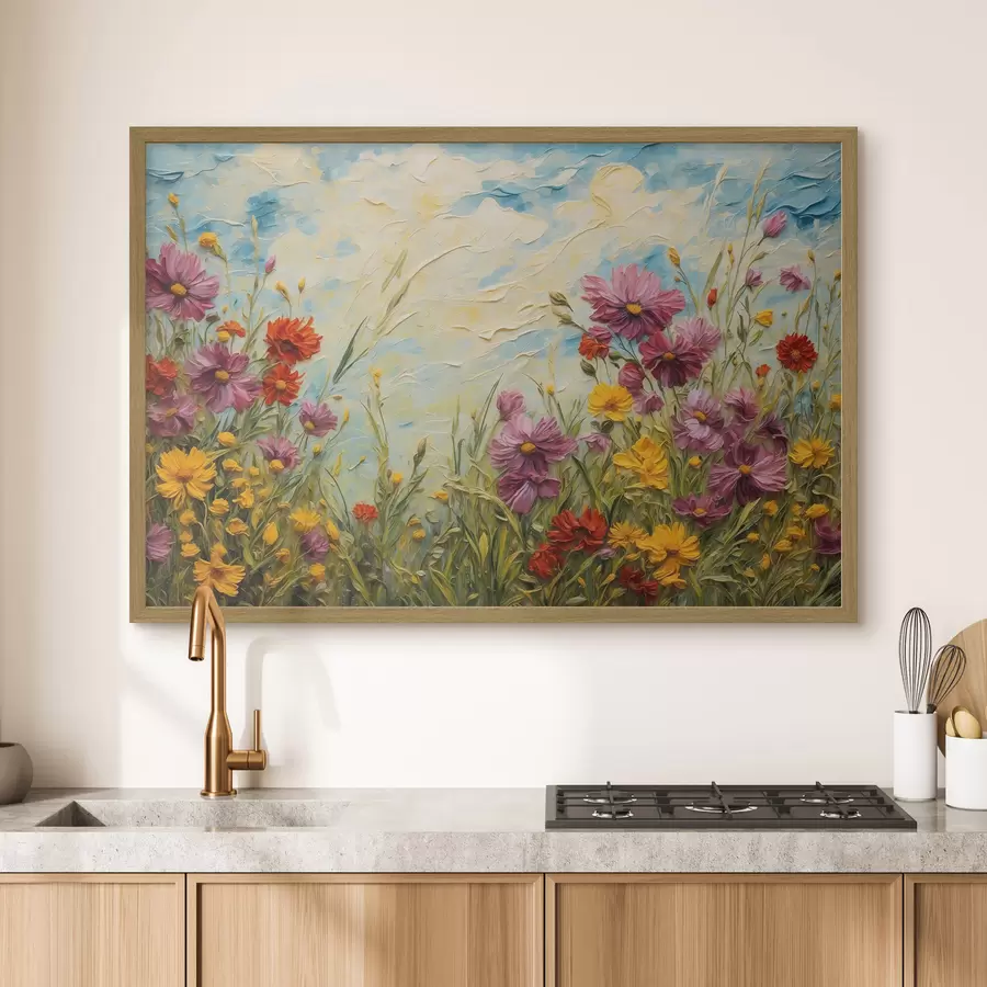 murales de pared El canto del prado en flor f43102