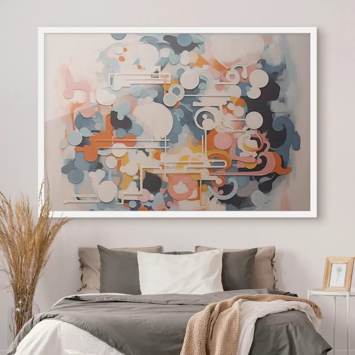 Poster Abstracción imitación de la pintura f43227