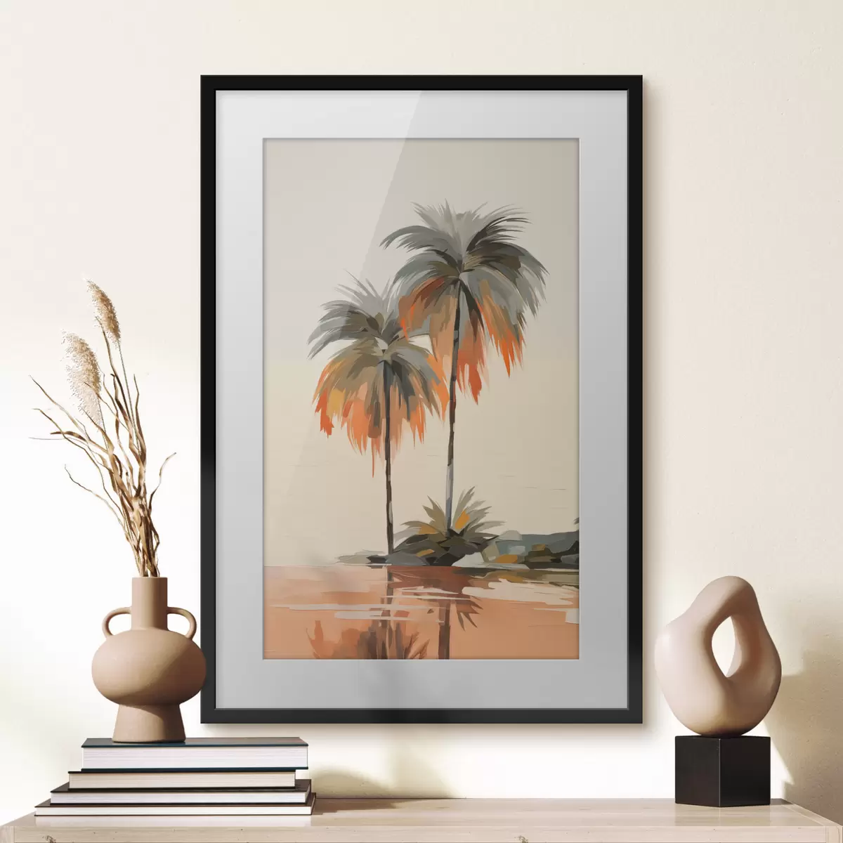 Poster Palmeras y recuerdo f43230