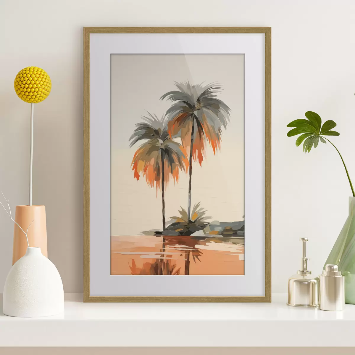 Poster Palmeras y recuerdo f43230