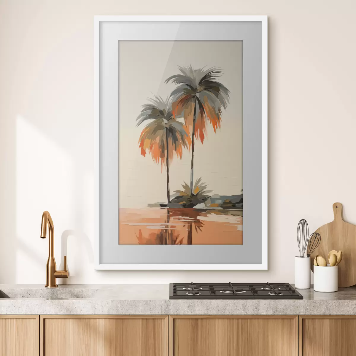 Poster Palmeras y recuerdo f43230