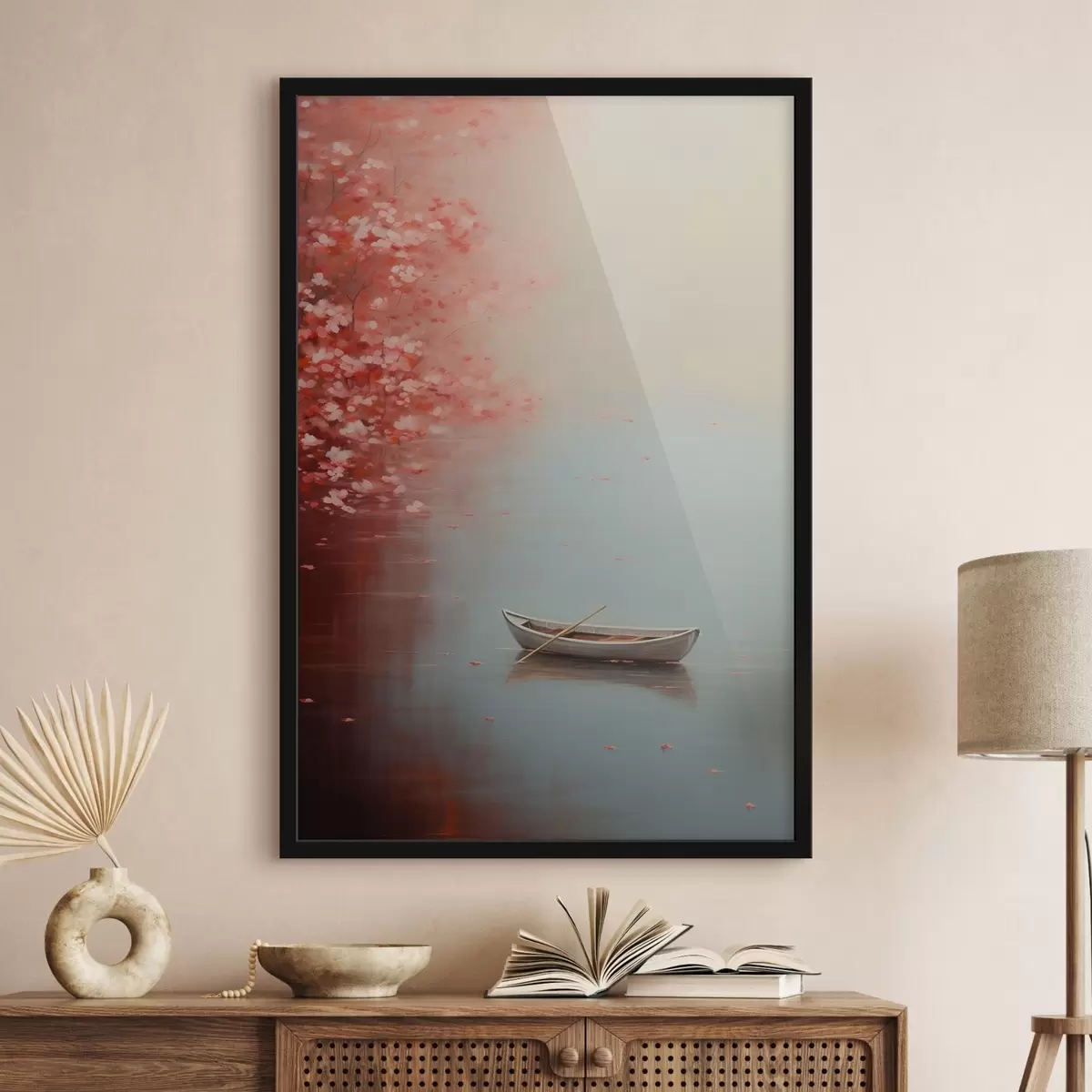 Poster Barco, imitación de pintura al óleo f43261