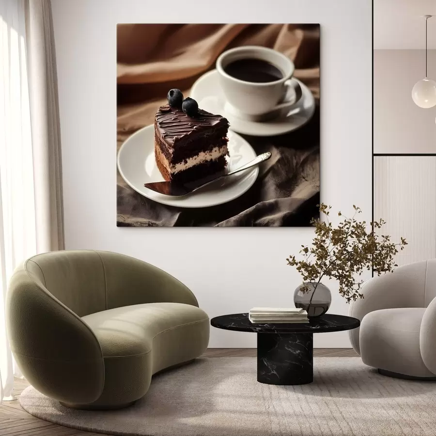 murales de pared Café y tarta s43294