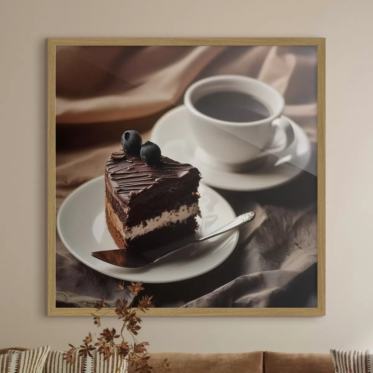 Poster Café y tarta f43294
