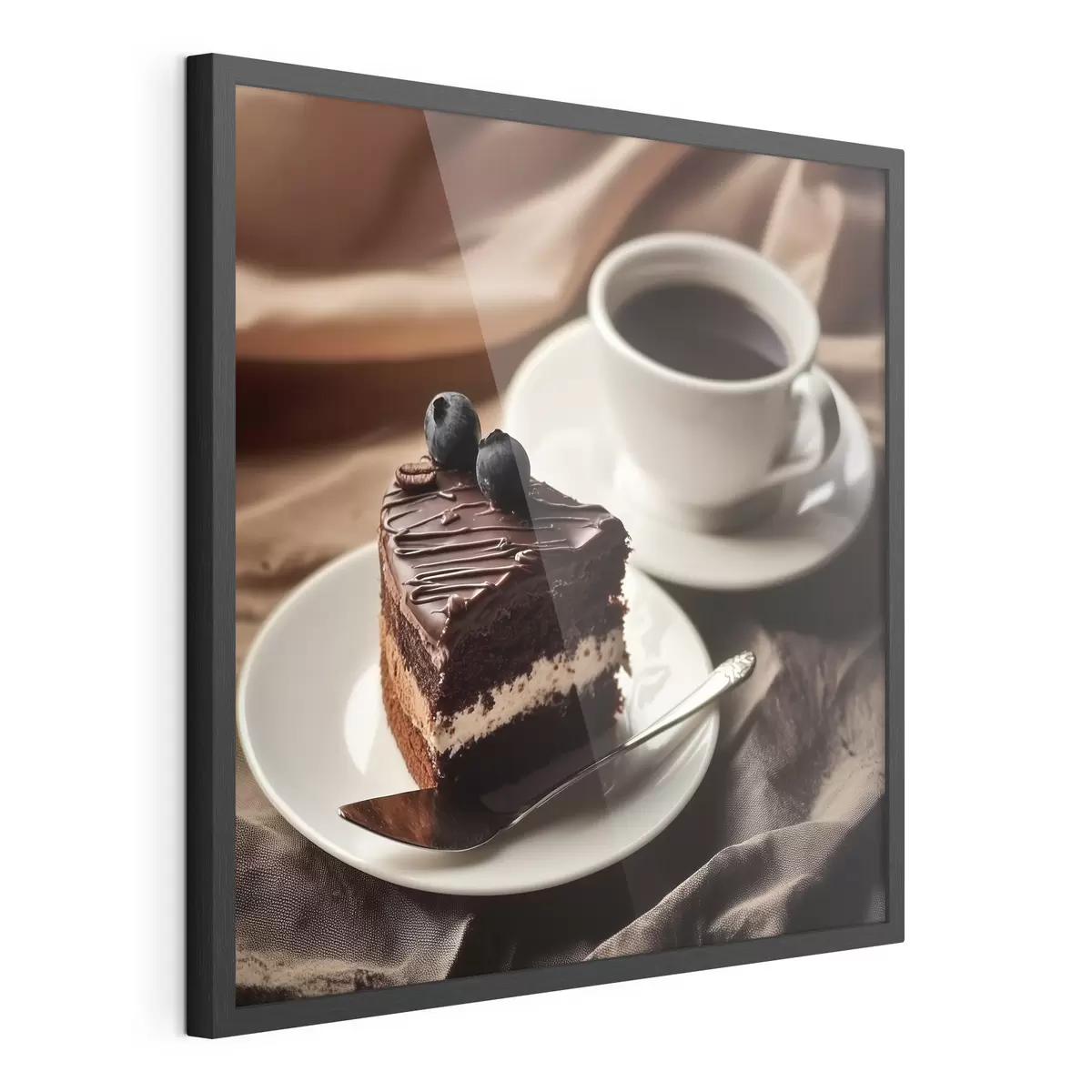 Poster Café y tarta f43294