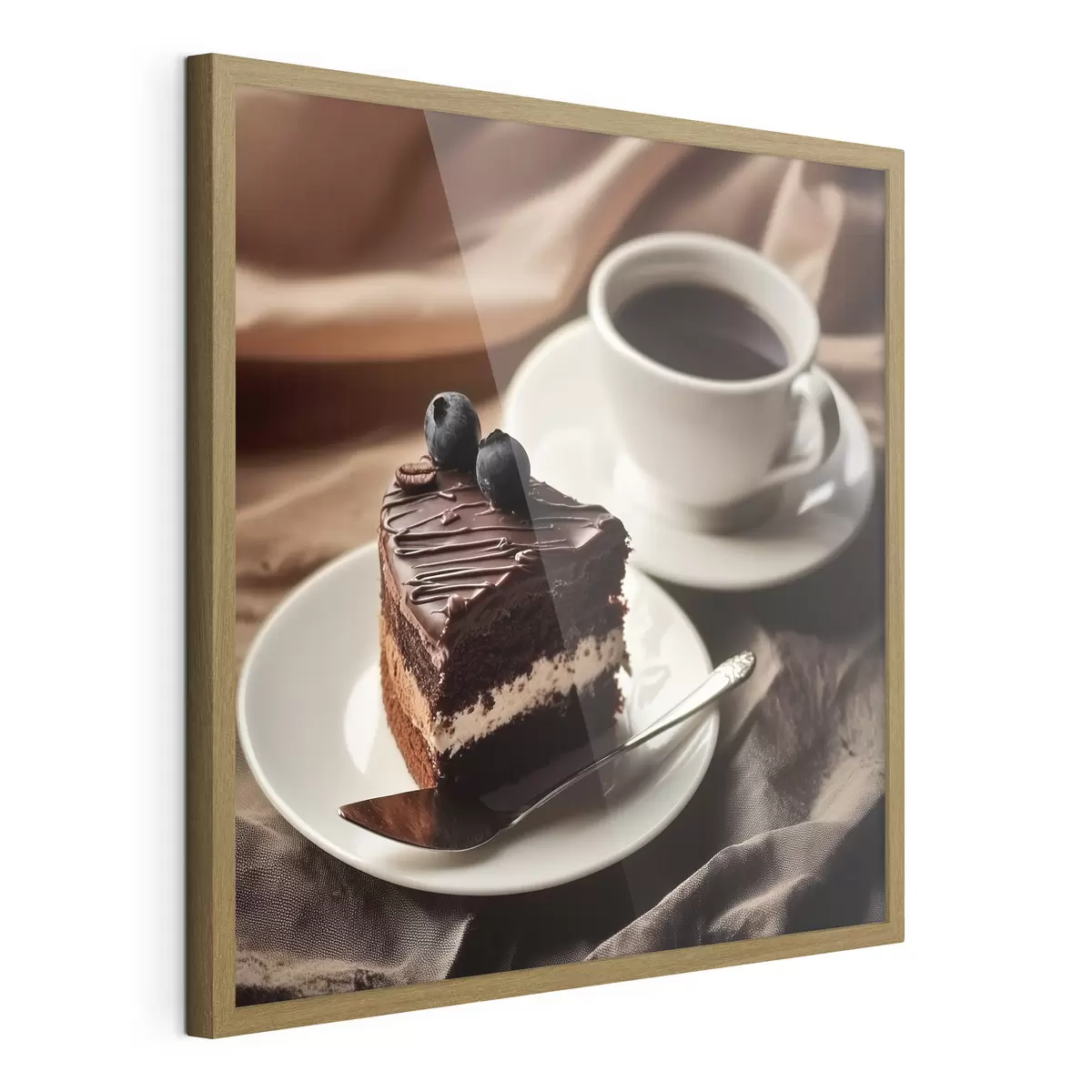 Poster Café y tarta f43294