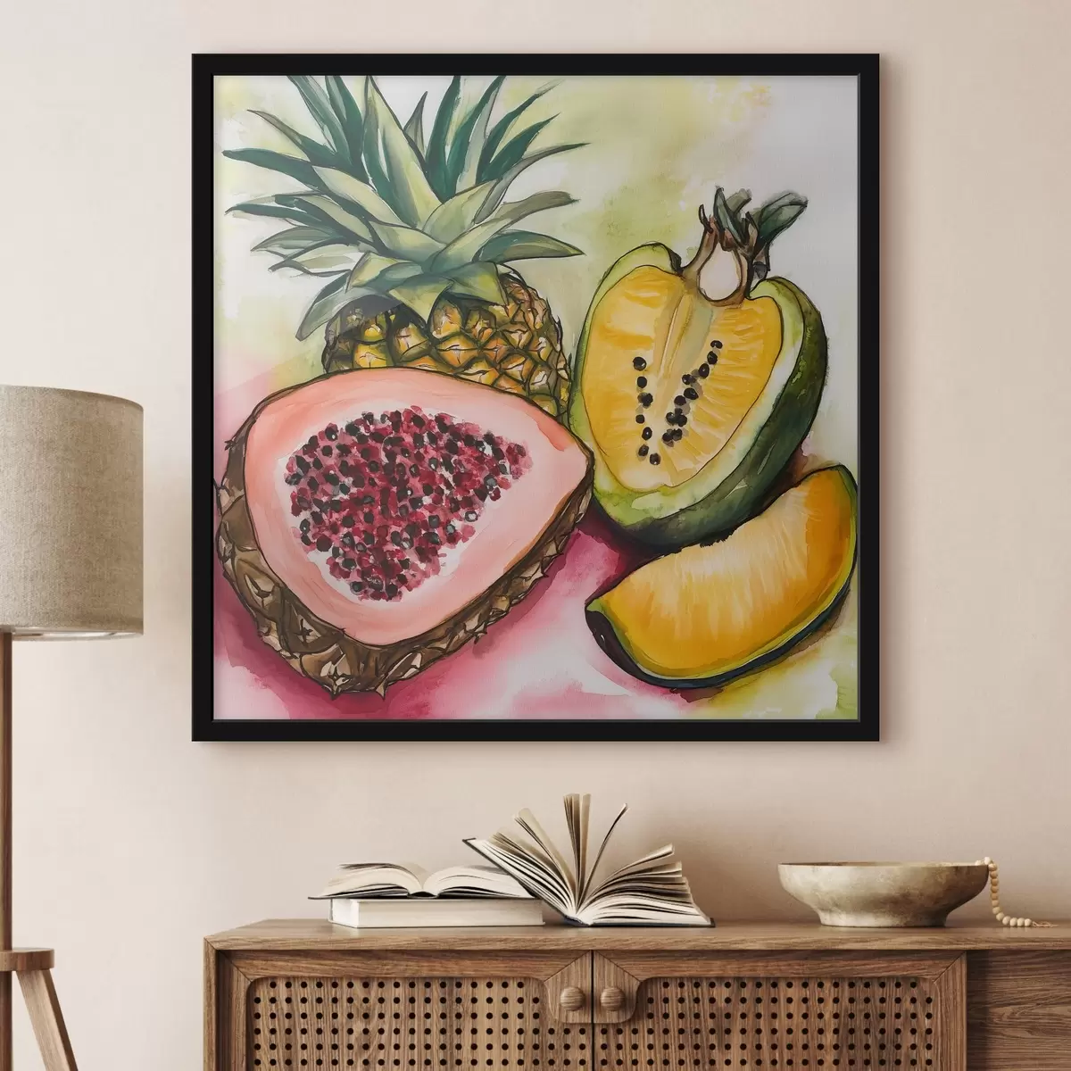 Poster Frutas tropicales f43303