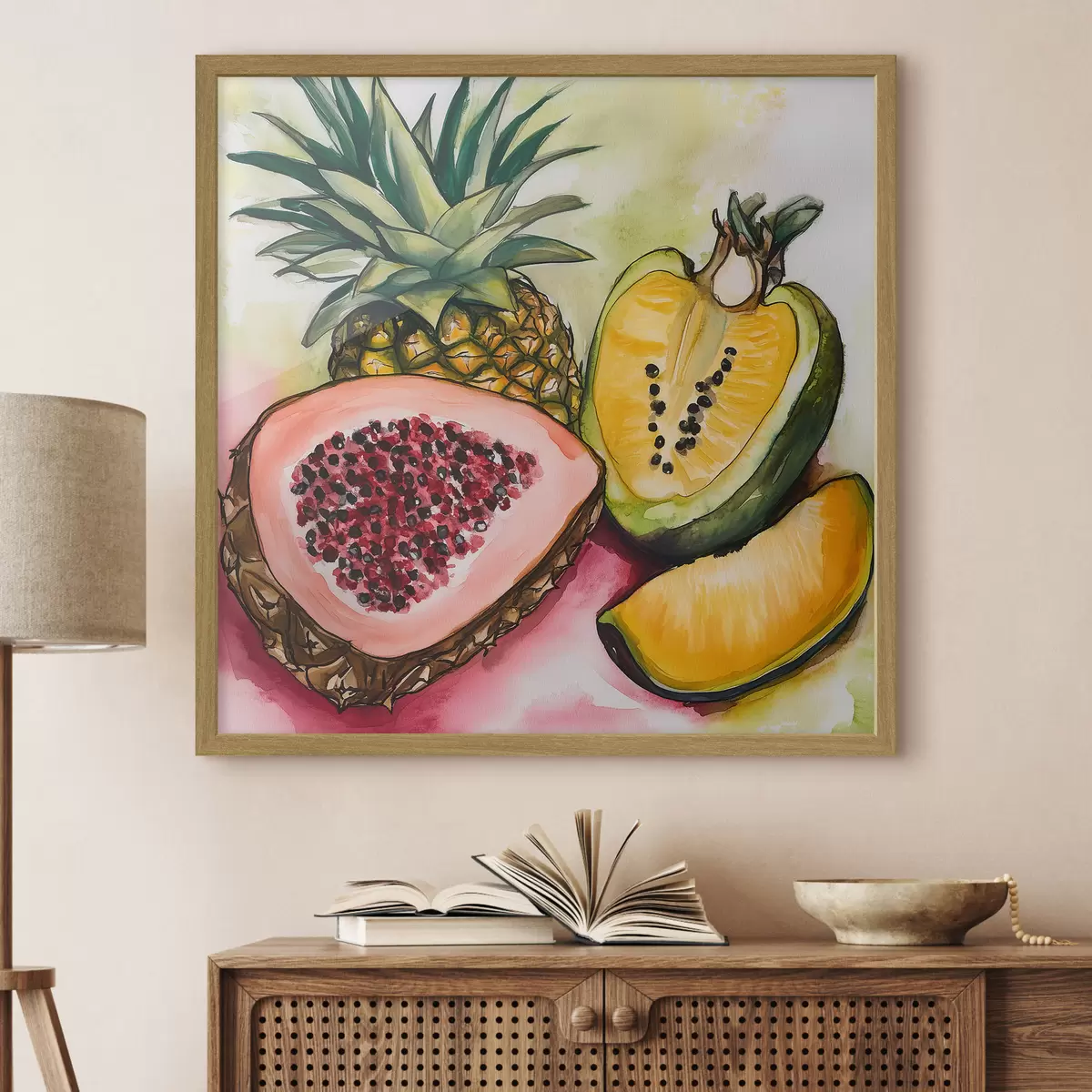 Poster Frutas tropicales f43303