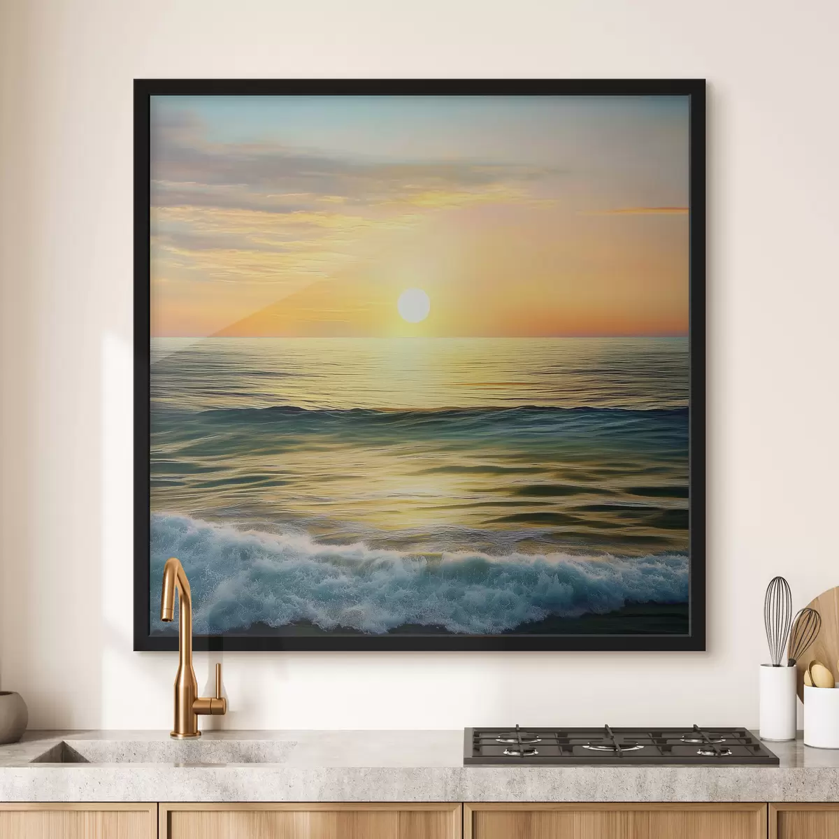 Poster Amanecer sobre el mar f43308