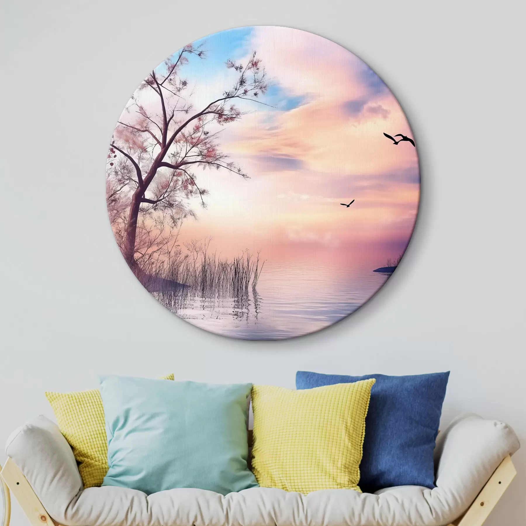 murales de pared Amanecer en el lago r43287