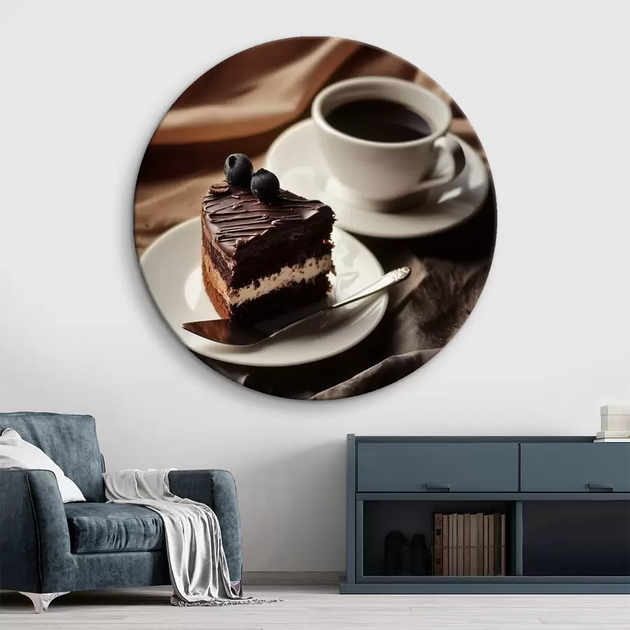 murales de pared Café y tarta r43294