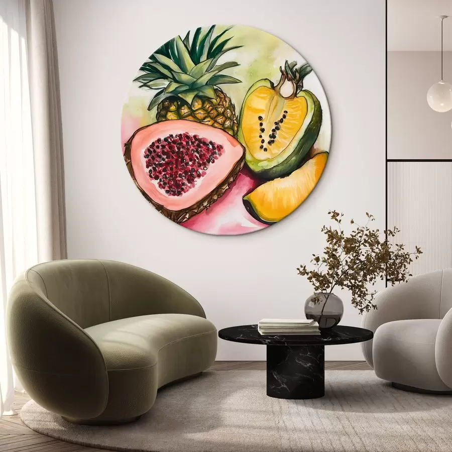 murales de pared Frutas tropicales r43303