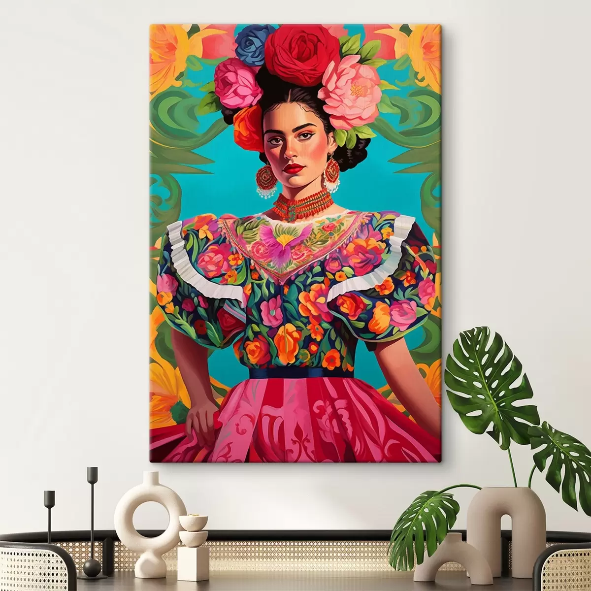 murales de pared Brillante imagen mexicana s43266