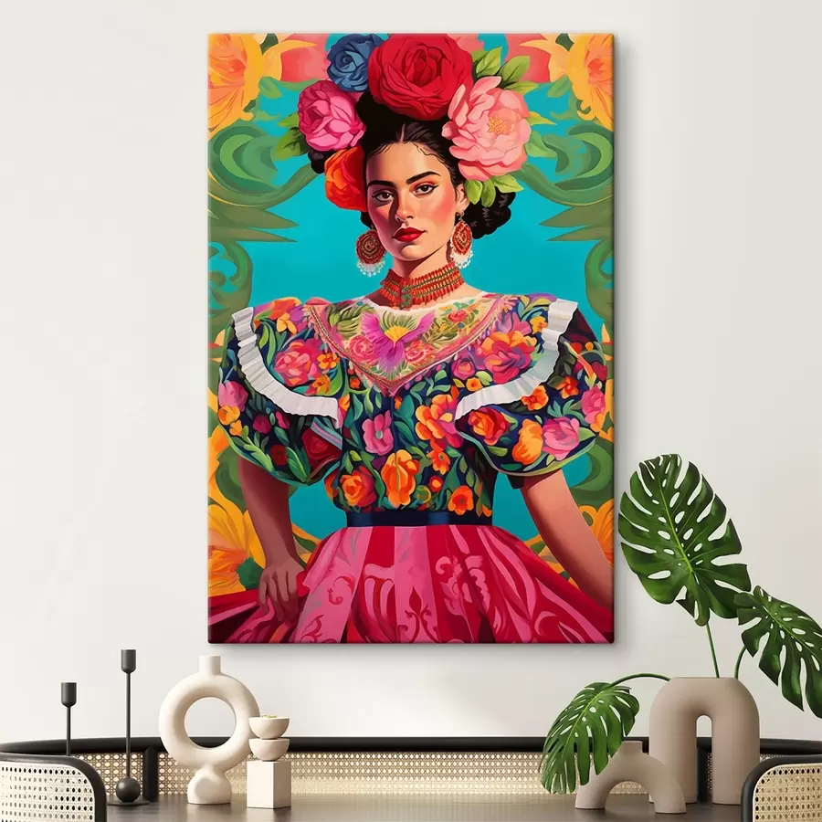 murales de pared Brillante imagen mexicana s43266