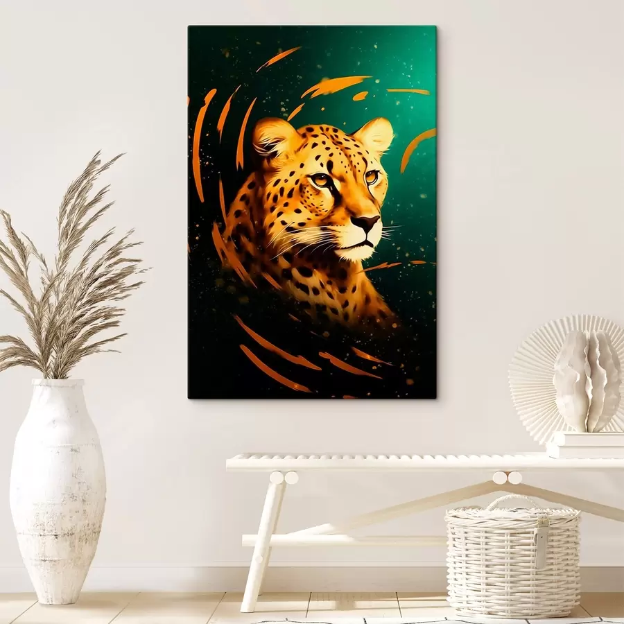 murales de pared Un leopardo s43269