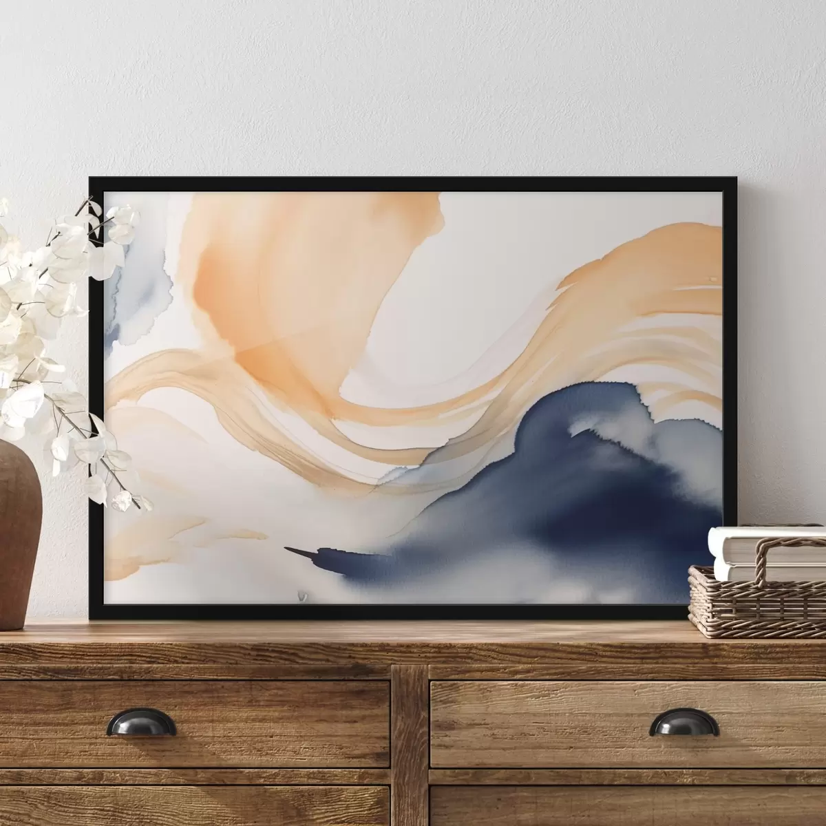 Poster Trazos abstractos de acuarela f43264