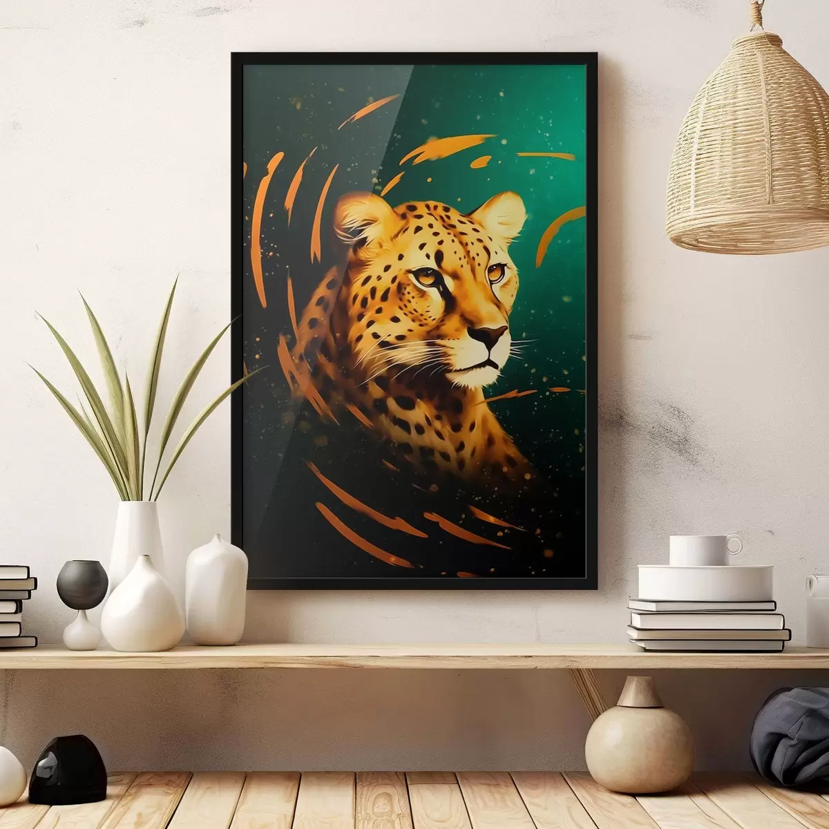 Poster Un leopardo f43269