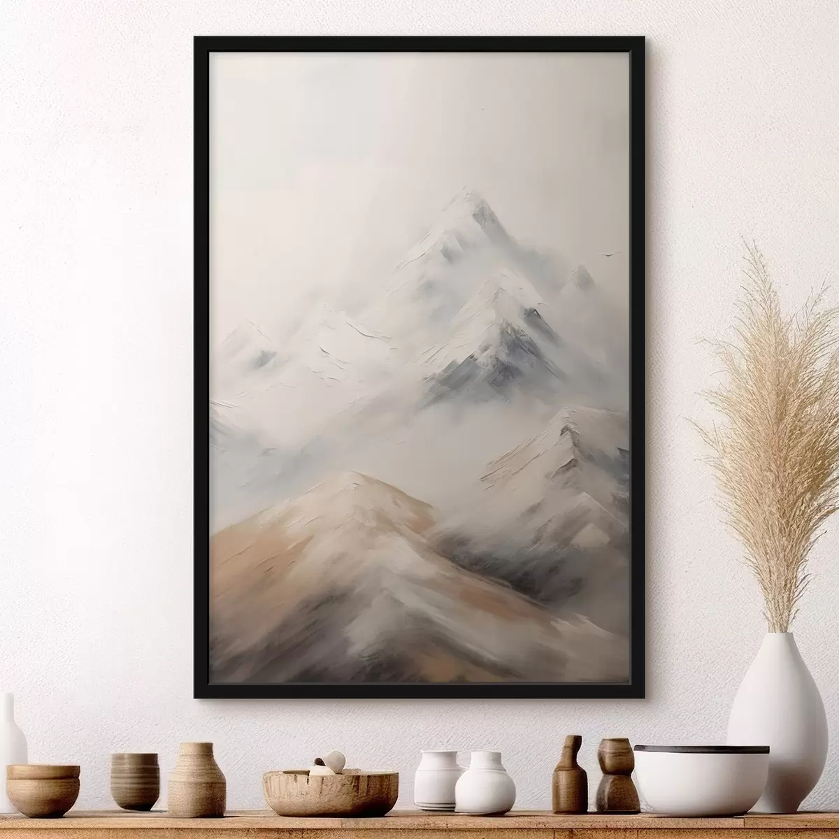 Poster Montañas neblinosas f43285