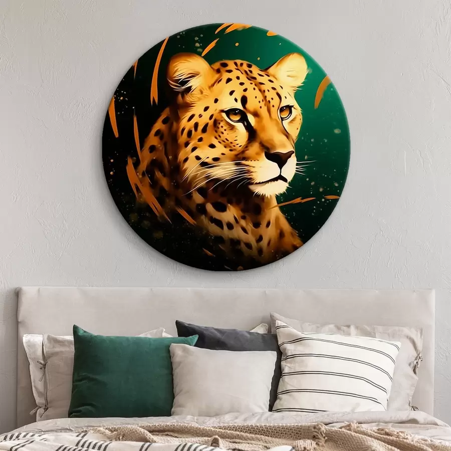 murales de pared Un leopardo r43269