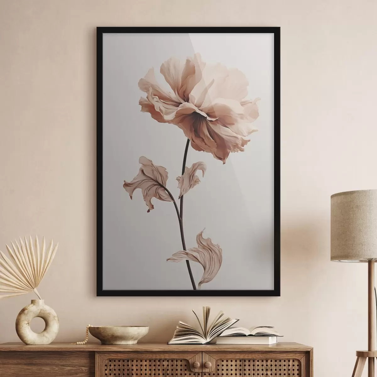 Poster Minimalismo de flores secas f43341